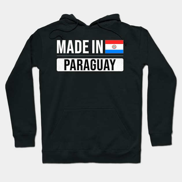 Made In Paraguay - Gift for Paraguayan With Roots From Paraguay Hoodie by Country Flags